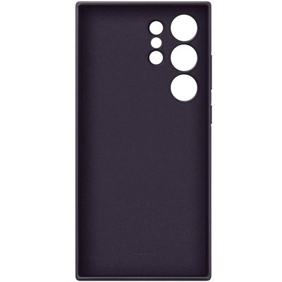 Шкіряний чохол Leather Case (AAA) для Samsung Galaxy S24 Ultra Purple