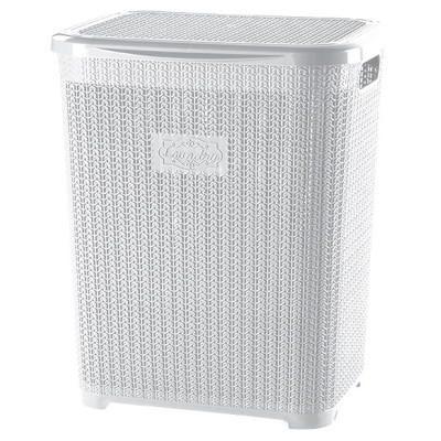 Корзина д/білизни VIOLET HOUSE 1007 Виолетта WHITE з/кр. 45 л (1007 Виолетта WHITE 45 л)