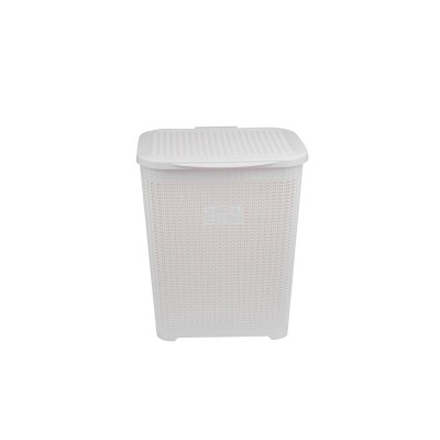 Корзина д/білизни VIOLET HOUSE 1007 Виолетта WHITE з/кр. 45 л (1007 Виолетта WHITE 45 л)