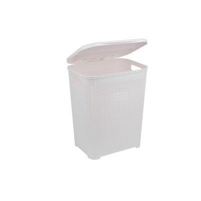Корзина д/білизни VIOLET HOUSE 1007 Виолетта WHITE з/кр. 45 л (1007 Виолетта WHITE 45 л)