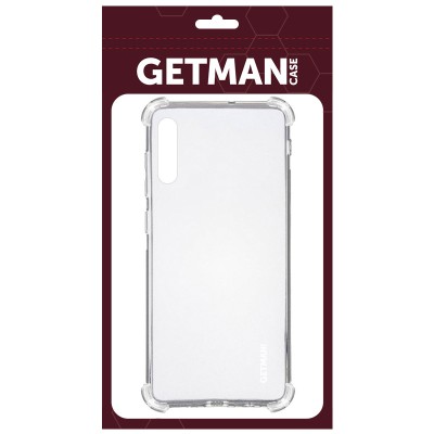 TPU чохол GETMAN Ease logo посилені кути для Samsung Galaxy A50 (A505F) / A50s / A30s Безбарвний (прозорий)