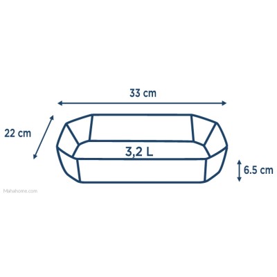 Форма с/к PYREX Inspiration наб.2шт форм ск.прям(33х22,20х30)кольор.уп (913S037/7043)