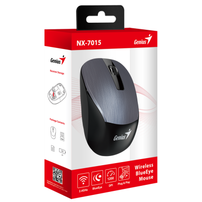 Миша GENIUS NX-7015 IRON GREY NP Миша GENIUS NX-7015 IRON GREY NP