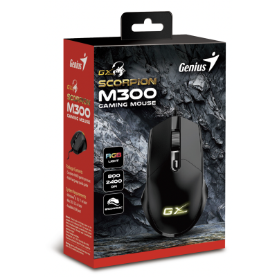 Миша GENIUS Scorpion M300, Чорна ,USB Миша GENIUS Scorpion M300, Чорна ,USB