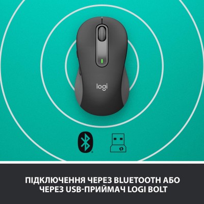 Миша LOGITECH Signature M650 Wireless Graphite (910-006253) Миша LOGITECH Signature M650 Wireless Graphite (910-006253)