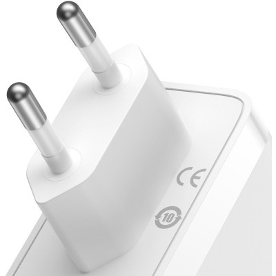 Зарядний Пристрій Baseus GaN5 Pro 140W 2 x Type-C + USB + Кабель Type-C - Type-C (CCGP100202) white Зарядний Пристрій Baseus GaN5 Pro 140W 2 x Type-C + USB + Кабель Type-C - Type-C (CCGP100202) white