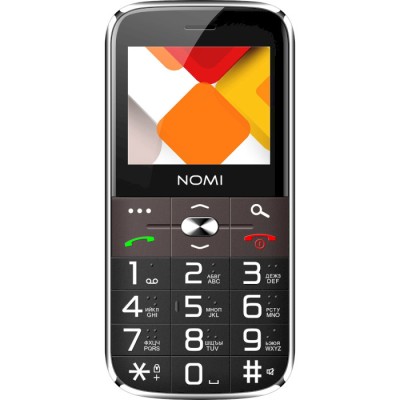 Телефон Nomi i220 Black (Чорний)