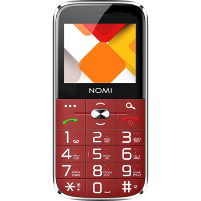 Телефон Nomi i220 Red (Червоний)