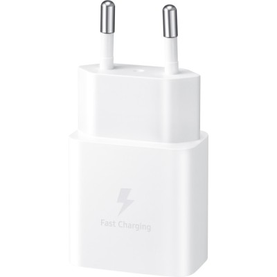 Зарядний Пристрій Samsung 15W Power Adapter (w C to C Cable) EP-T1510XWEGEU / Біла