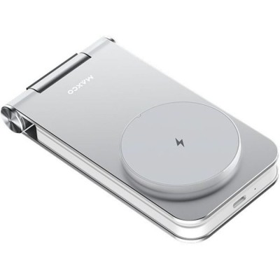 Бездротовий зарядний пристрій MAXCO 3in1 15W Wireless Charger (MW08) сір.