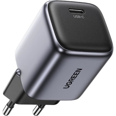 Мережевий Зарядний пристрій UGREEN CD318 Nexode Mini 20W PD GaN Tech Charger (90664) Gray Мережевий Зарядний пристрій UGREEN CD318 Nexode Mini 20W PD GaN Tech Charger (90664) Gray
