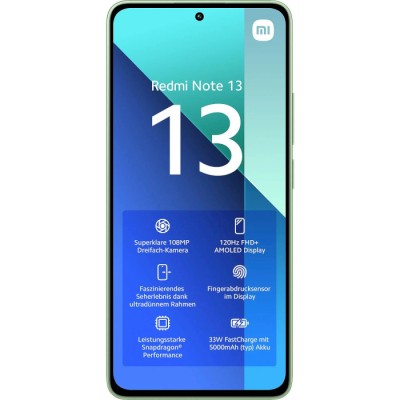 Смартфон Xiaomi Redmi Note 13 8/512GB Mint Green Global