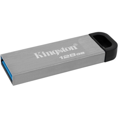 USB флеш USB3.2 128GB Kingston DataTraveler Kyson Silver/Black (DTKN/128GB) USB флеш USB3.2 128GB Kingston DataTraveler Kyson Silver/Black (DTKN/128GB)