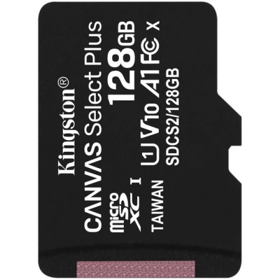 Карта памяти Kingston 128GB microSDXC Canvas Select Plus 100R A1 C10 (SDCS2/128GBSP)
