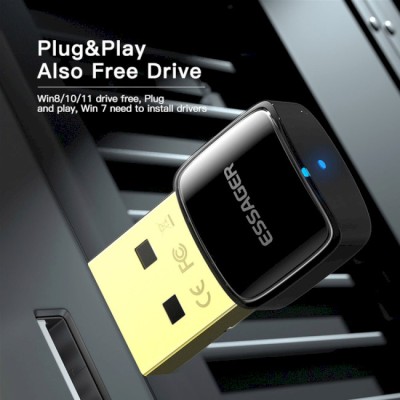 Bluetooth Адаптер Essager Starlord USB Bluetooth 5.0 Adapter Black (EBT50-XJ01-Z)
