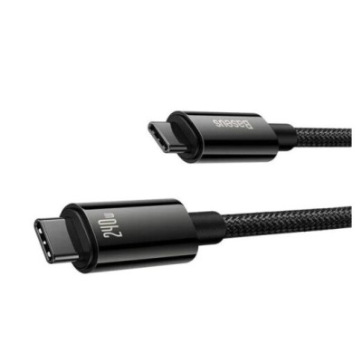 Cable Baseus Tungsten Gold Type-C To Type-C 240W (CAWJ040001) 1m Black