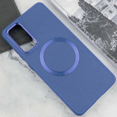 TPU чохол Bonbon Metal Style with MagSafe для Samsung Galaxy A55 Синій / Denim Blue