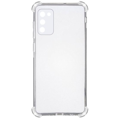 TPU чохол GETMAN Ease logo посилені кути Full Camera для Samsung Galaxy A03s Безбарвний (прозорий)