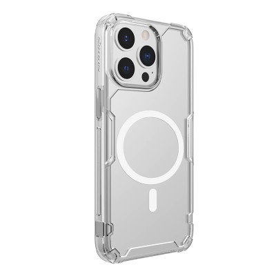 TPU чохол Nillkin Nature Pro Magnetic для Apple iPhone 15 Pro Max (6.7") Безбарвний (прозорий)