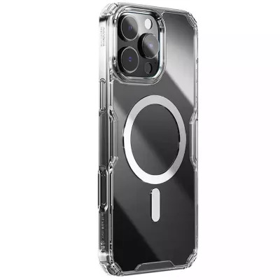 TPU чохол Nillkin Nature Pro Magnetic для Apple iPhone 16 Pro Max (6.9") Безбарвний (прозорий)