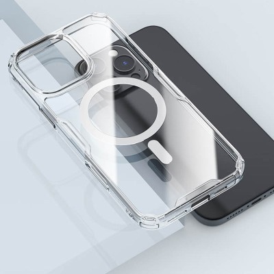 TPU чохол Nillkin Nature Pro Magnetic для Apple iPhone 16 Pro Max (6.9") Безбарвний (прозорий)