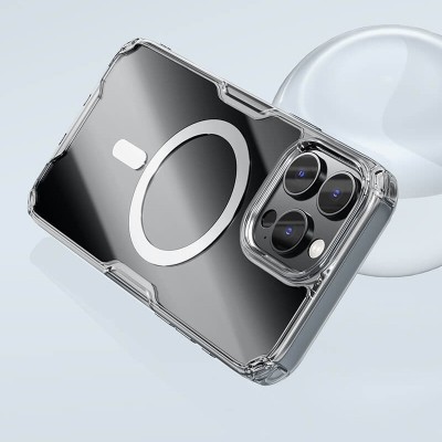 TPU чохол Nillkin Nature Pro Magnetic для Apple iPhone 16 Pro Max (6.9") Безбарвний (прозорий)