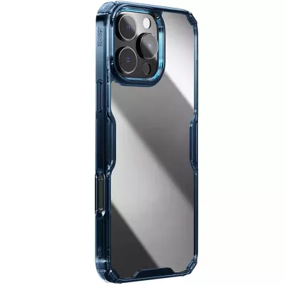 TPU чохол Nillkin Nature Pro Series для Apple iPhone 16 Pro (6.3") Синій (прозорий)