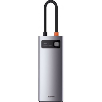 USB-Хаб Baseus Metal Gleam Series 5-in-1 Type-C CAHUB-CX0G