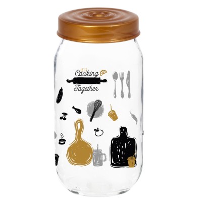 Банка HEREVIN Let's Cooking 1 л (171541-066) Банка HEREVIN Let's Cooking 1 л (171541-066)