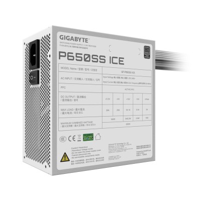Блок живлення ATX3.0 650W GP-P650SS ICE GIGABYTE