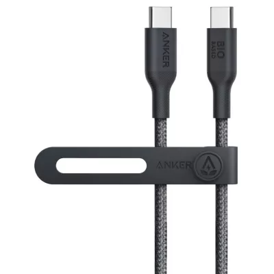 кабель ANKER 544 USB-C to USB-C - 0.9m 140W Bio-Nylon (Чорний)