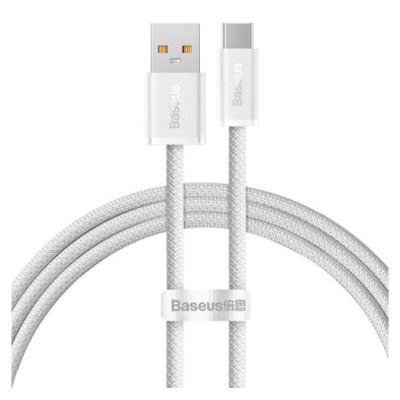 Кабель Baseus Dynamic Series Fast Charging Type-C 100W (1m) CALD000602 White