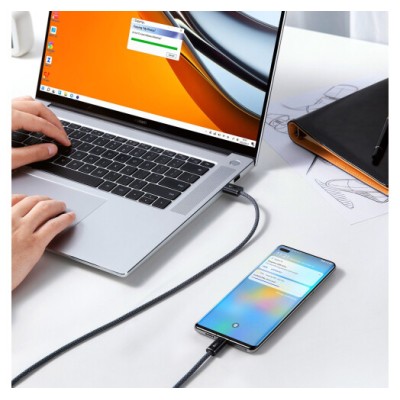 Кабель Baseus Dynamic Series Fast Charging Type-C 100W (1m) CALD000616 Slate Gray