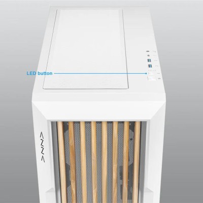 Корпус ATX W/O PSU GUARDIAN WOOD CSAZ-520WW AZZA