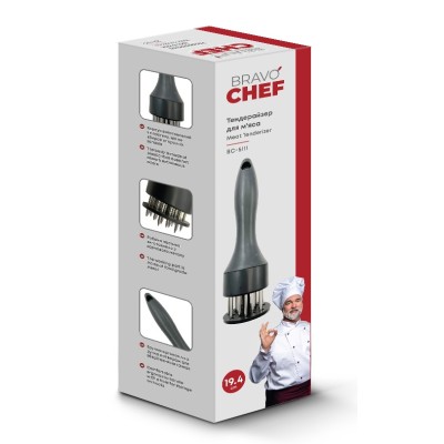 Кух.прилад BRAVO CHEF тендерайзер для м'яса 21 голка (BC-5111)