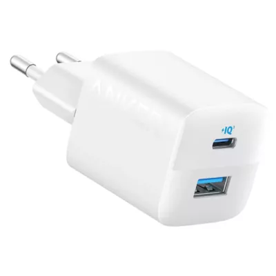 мережева зарядка ANKER PowerPort 323 - 33W Dual-Port USB-C (Білий)