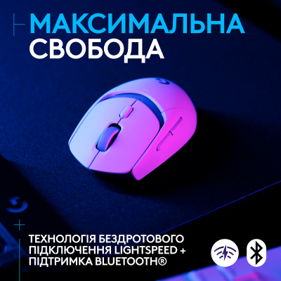 Миша LOGITECH G309 LIGHTSPEED, White (910-007207)