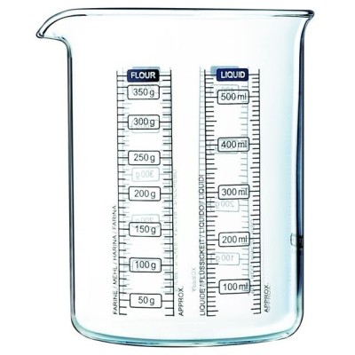 Мірн. кружка PYREX Kitcken lab /0,5л (LABBK50/7646) Мірн. кружка PYREX Kitcken lab /0,5л (LABBK50/7646)