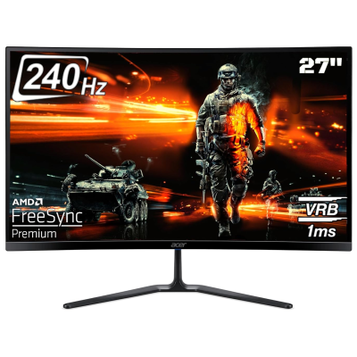 Монiтор TFT ACER 27" ED270X2bmiipx (UM.HE0EE.208) FHD VA Curved 240Hz 2*HDMI DP MM Black Монiтор TFT ACER 27" ED270X2bmiipx (UM.HE0EE.208) FHD VA Curved 240Hz 2*HDMI DP MM Black
