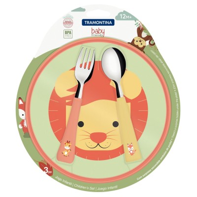 Набір посуду дит. TRAMONTINA Baby Friends 3пр. (23797/907)