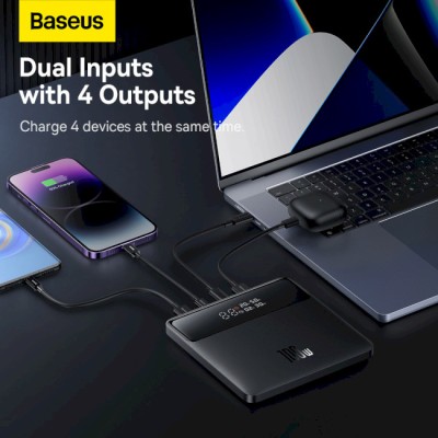 Портативна батарея Baseus 20000mAh 100W Blade Power HD Edition (PPBL000301) Black
