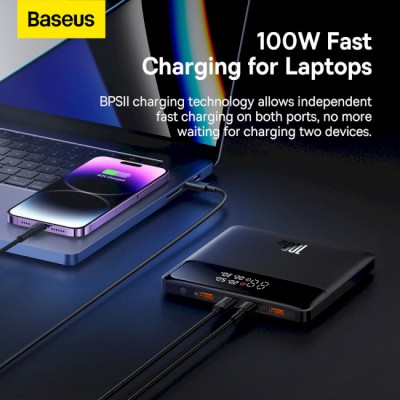 Портативна батарея Baseus 20000mAh 100W Blade Power HD Edition (PPBL000301) Black