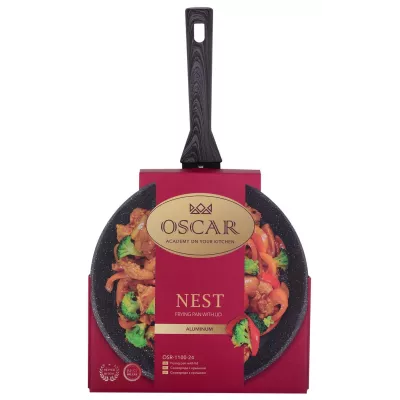Сковорода OSCAR NEST 26 см з кришкою (OSR-1100-26)