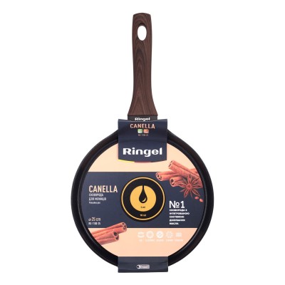 Сковорода RINGEL Canella для млинців 25 см б/кришки (RG-1100-25) Сковорода RINGEL Canella для млинців 25 см б/кришки (RG-1100-25)