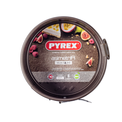Форма PYREX Asimetria мет.форма роз'ємна кругла 14 см (AS14BS0/7646) Форма PYREX Asimetria мет.форма роз'ємна кругла 14 см (AS14BS0/7646)