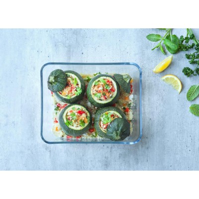 Форма с/к PYREX Pure Glass 1.6 л прямокут.22x17x6см скл.криш (242A000/8045)