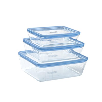 Форма с/к PYREX Pure Glass 1.6 л прямокут.22x17x6см скл.криш (242A000/8045)