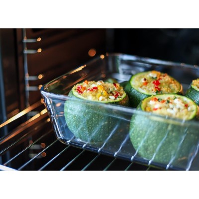 Форма с/к PYREX Pure Glass 1.6 л прямокут.22x17x6см скл.криш (242A000/8045)