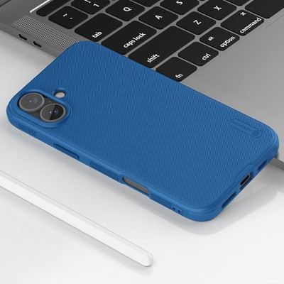 Чохол Nillkin Matte Pro для Apple iPhone 16 (6.1") Синій / Blue