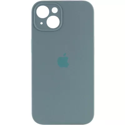 Чохол Silicone Case Full Camera Protective (AA) для Apple iPhone 15 Plus (6.7") Зелений / Pine green